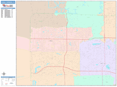 Coral Springs Digital Map Color Cast Style